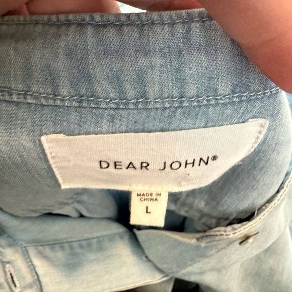 ROWAN PUFF SLEEVE CAPRI SHIRT CAROLINA BLUE Women’s Large Tencel - Picture 5 of 12